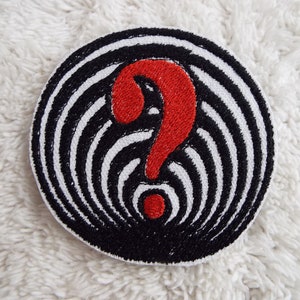 Question Mark Spiral Iron-on Patch