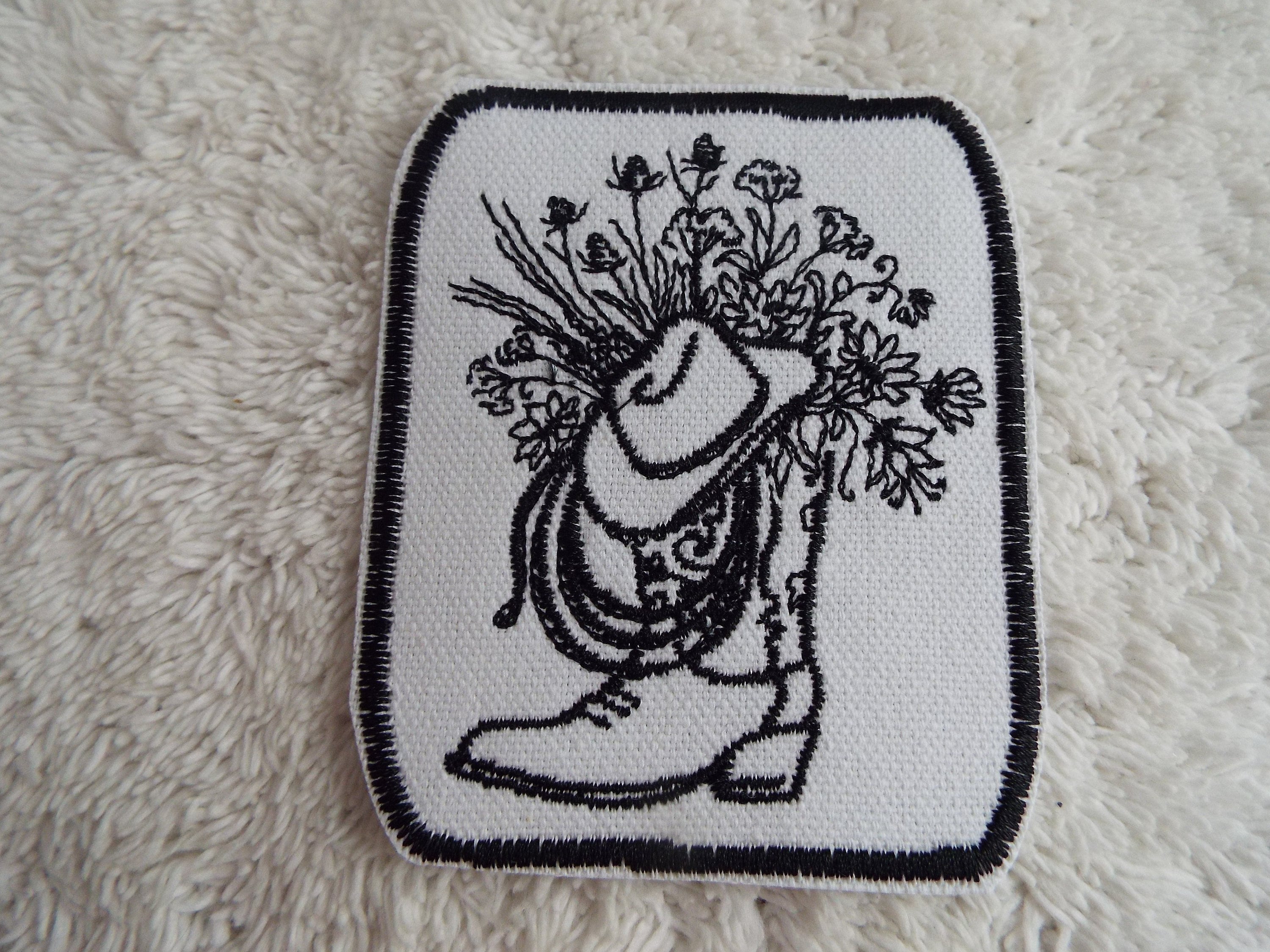 Western Cowboy Boot Hat Rope Flowers Embroidered Iron on Patch - Etsy Israel