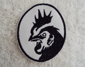 Rooster Farm Animal Chicken Embroidered Iron on Patch 3 1/4h R - Etsy