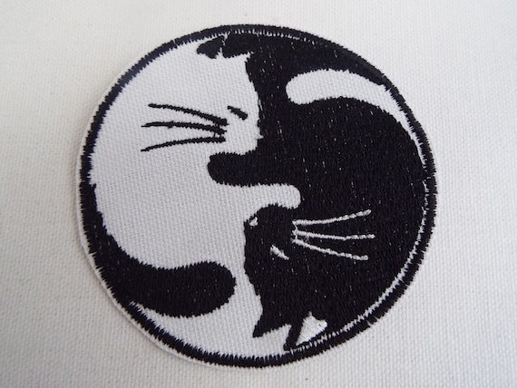 Handmade Yin & Yang Embroidered Patches Handmade Yin & Yang Embroidered Patches