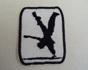 Break Dancer Embroidered Iron-on Patch