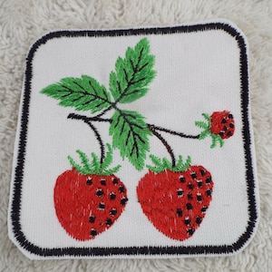 Erdbeerzweig Bügelbild Bügelbild
