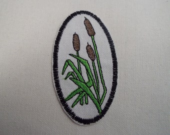 Patch thermocollant brodé quenouille