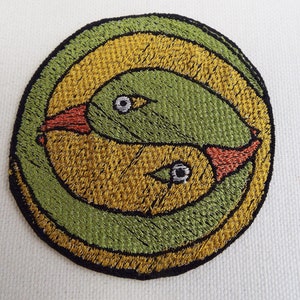 Duck Goose Yin Yang Broderie Écusson Thermocollant