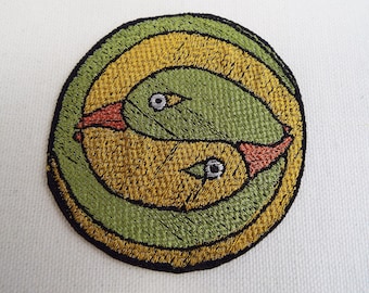 Duck Goose Yin Yang Broderie Écusson Thermocollant