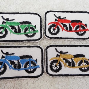 Motorcycle Embroidery Iron-on Patch