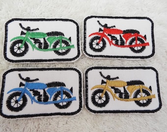 Motorcycle Embroidery Iron-on Patch