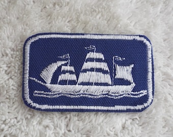 Écusson thermocollant pour broderie de navire
