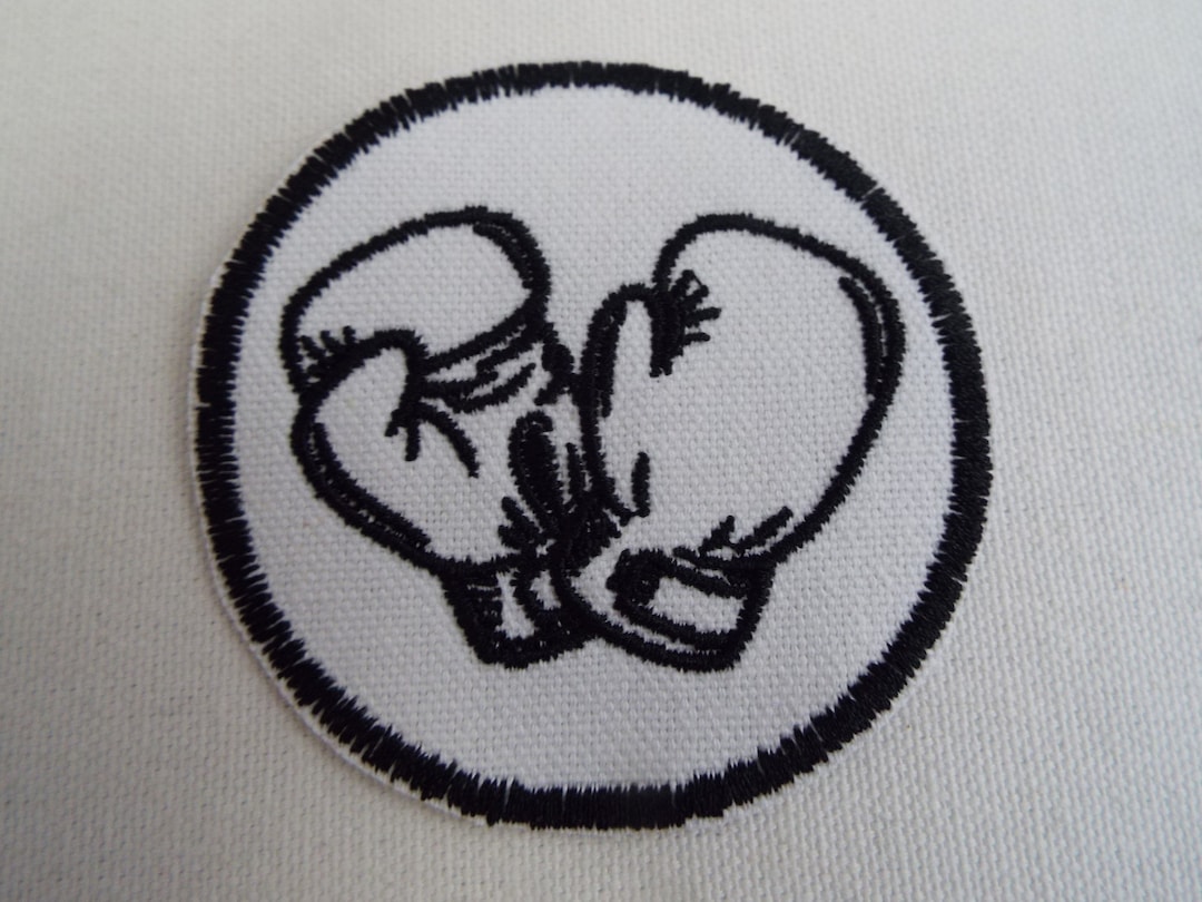Boxing Gloves Embroidered Iron on Patch - Etsy