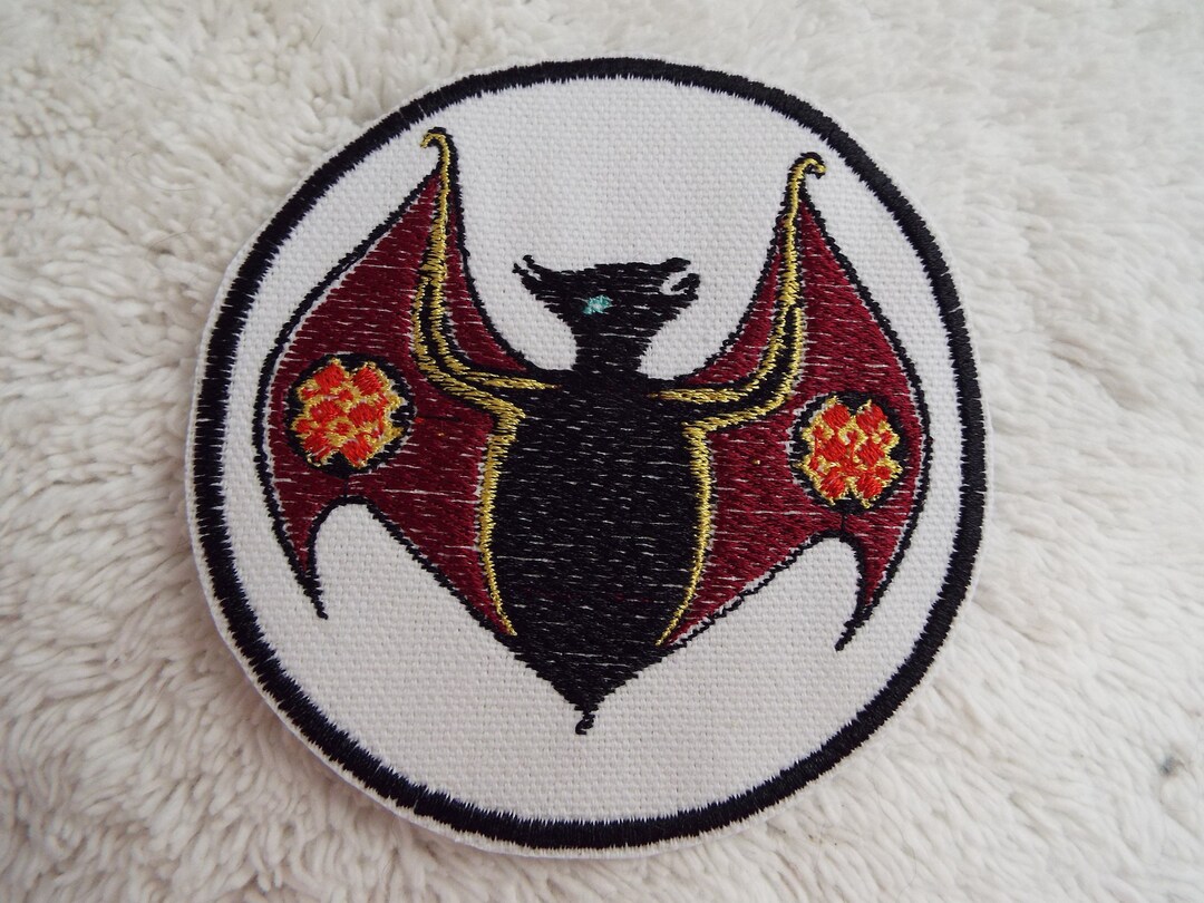 Bat Patch Southwestern Bat Embroidery Iron-on Patch - Etsy