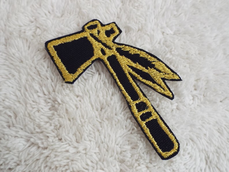 Tomahawk Hatchet Embroidery Ironon Patch Etsy