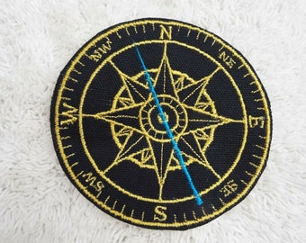 Compass Embroidery Iron-on Patch