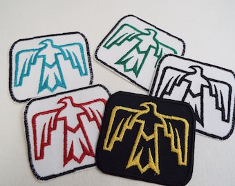 Southwestern Thunderbird Embroidered Iron-on Patch