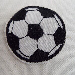 Soccer Ball Embroidered Iron On Patch