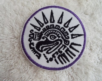 Symbole d’oiseau d’Oaxaca Patch brodé au fer