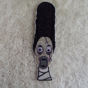 Bride of Frankenstein  Embroidered Iron On Patch