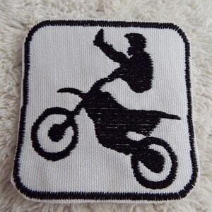 Naszywka do prasowania Dirk Bike Motorcycle Rider