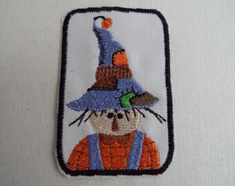Scarecrow Embroidered Iron On Patch