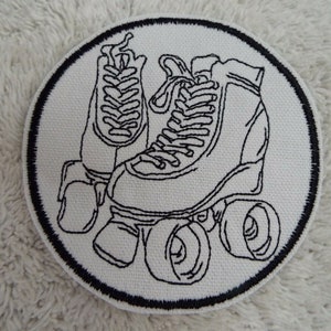 Roller Skates Embroidered Iron-on Patch