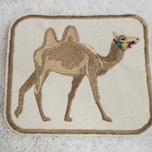 Camel Embroidery Iron-on Patch