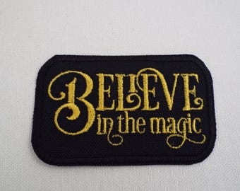 Believe in the Magic Embroidered Iron-on Patch