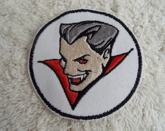 Vampire Embroidery Iron-on Patch