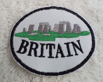 Stonehenge Großbritannien Gestickte Bügelbild Aufnäher