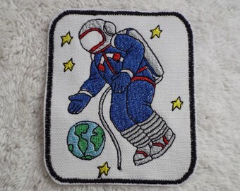 Astronaut Spaceman Embroidery Iron-on Patch