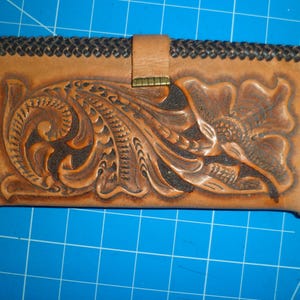 Portefeuille en cuir pour femme