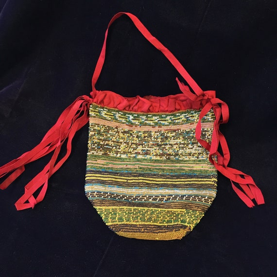 Vintage Beaded Purse - image 1