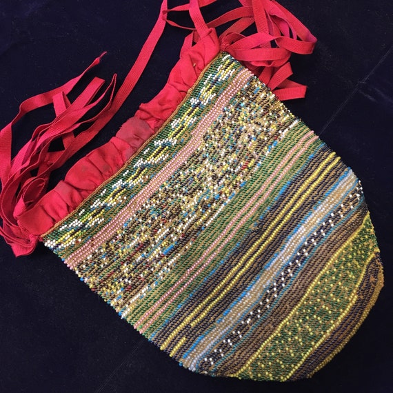 Vintage Beaded Purse - image 5