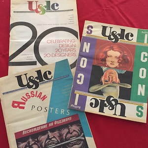 1992 Summer, Fall, Winter Issues Upper and Lower Case. The International Journal of Type and Graphic Design. In Fair Condition.