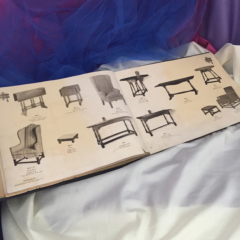 1928 Stickley Brothers Furniture Catalog. 66 Pages. 14” X 11” Size