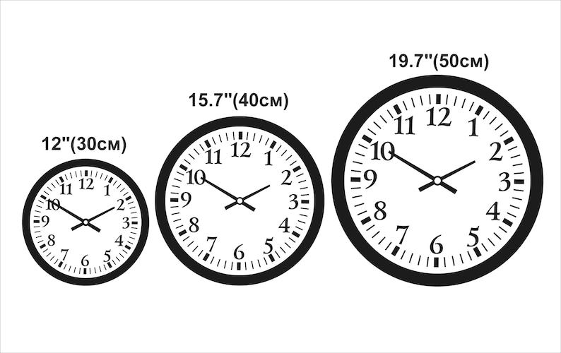 Three Inch Clock Personalized Teacher Gift Wood Wall Clock - Handmade Mathematics ...
