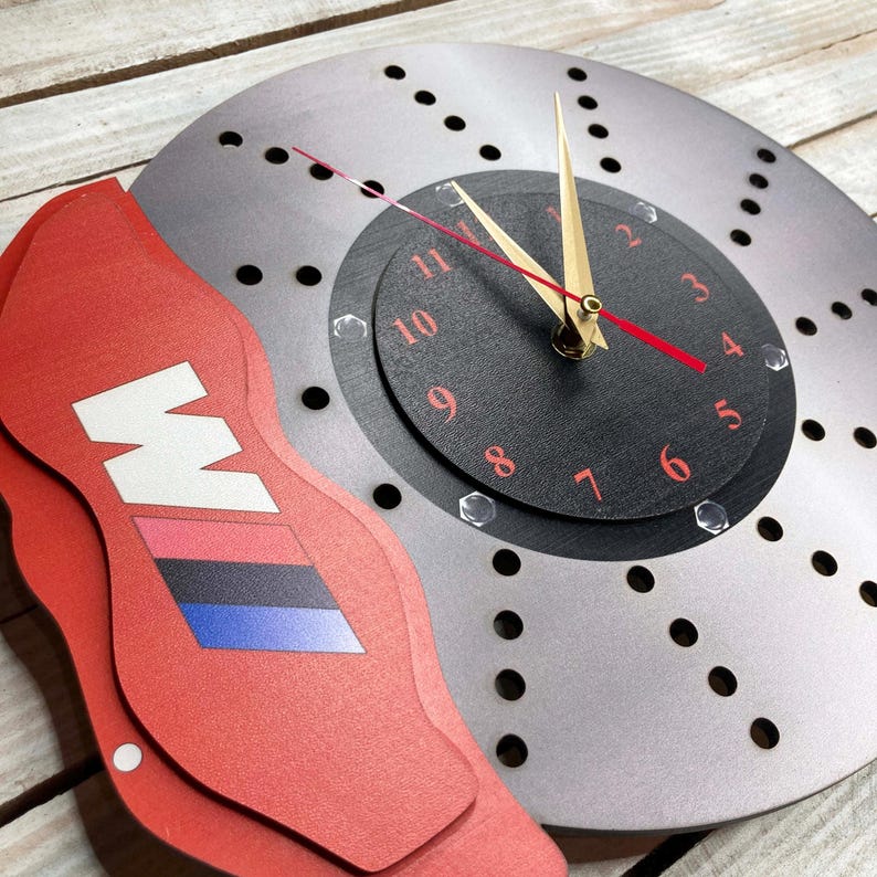Unique BMW Design Wall Clock - Large Modern Clock - BMW Fan Decor & BMW ...