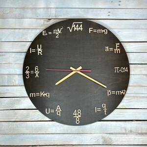 Unique Teacher Wall Clock - Classroom Decor