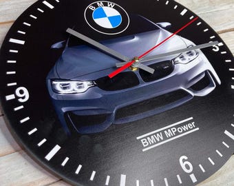 大型BMW壁掛け時計 - 新築祝いやオフィスに最適なBMW壁掛け時計 - Etsy