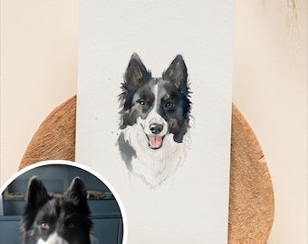 Custom Pet Portrait UK – Personalised Animal Artwork
