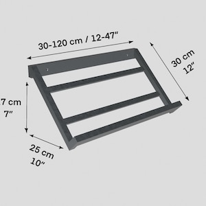 Eingang Wandhalterung Metall Schuhregal Industriell schuhregal Metall Moderner Flur Organizer Kundenspezifische Stiefelregale Geschenk Kleines Bauernhaus Wohnkultur Bild 3