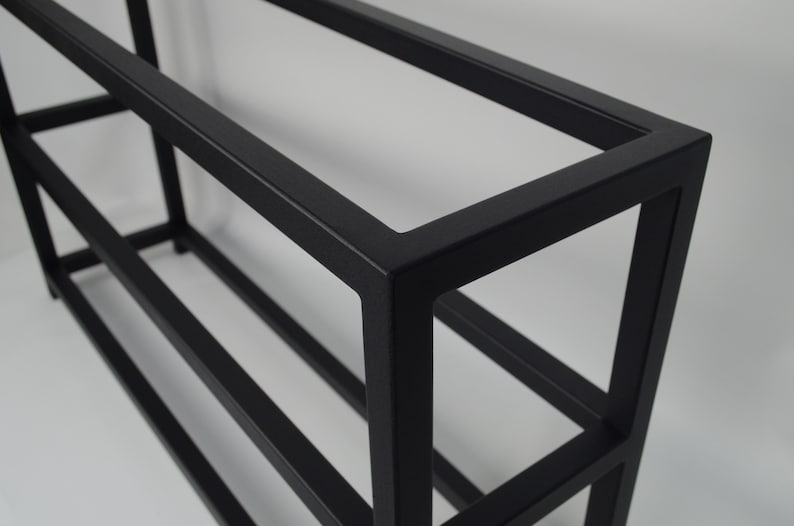 Industrial Metal Entryway Organizer Black Metal Shoe Rack for - Etsy