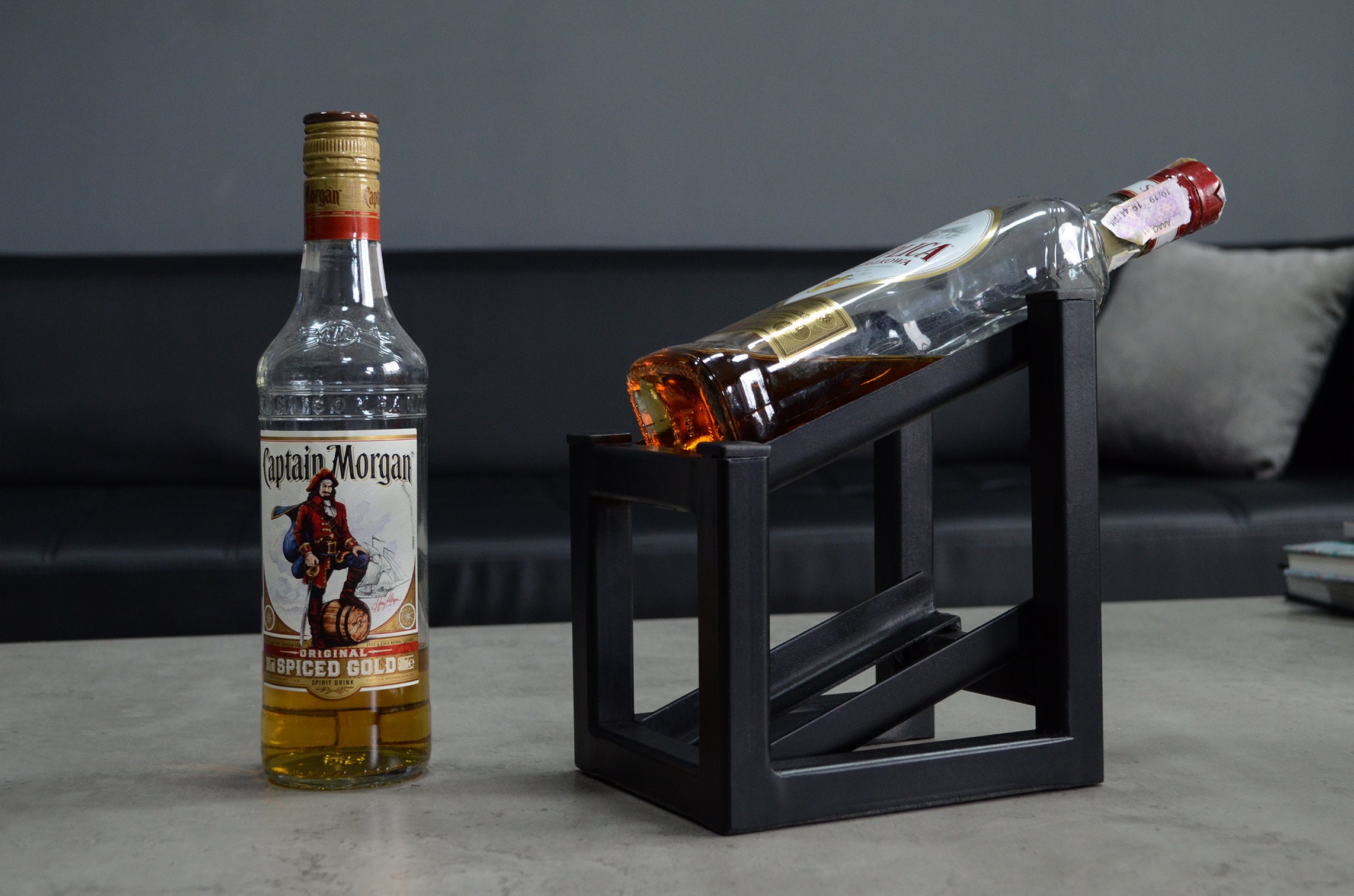 Liquor Shelf Gift Whiskey Bottle Holder Wall Whiskey Bottle Etsy