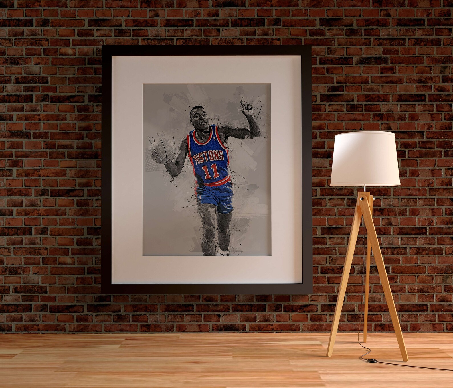 Isiah Thomas Poster Sänger Poster Wand-Dekor Stile Druck ...