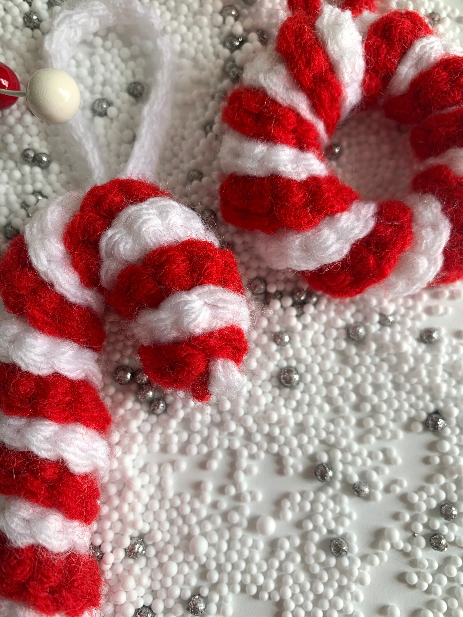 Candy Cane Ornaments Candy Cane Set Ornament Set Candy Cane Christmas