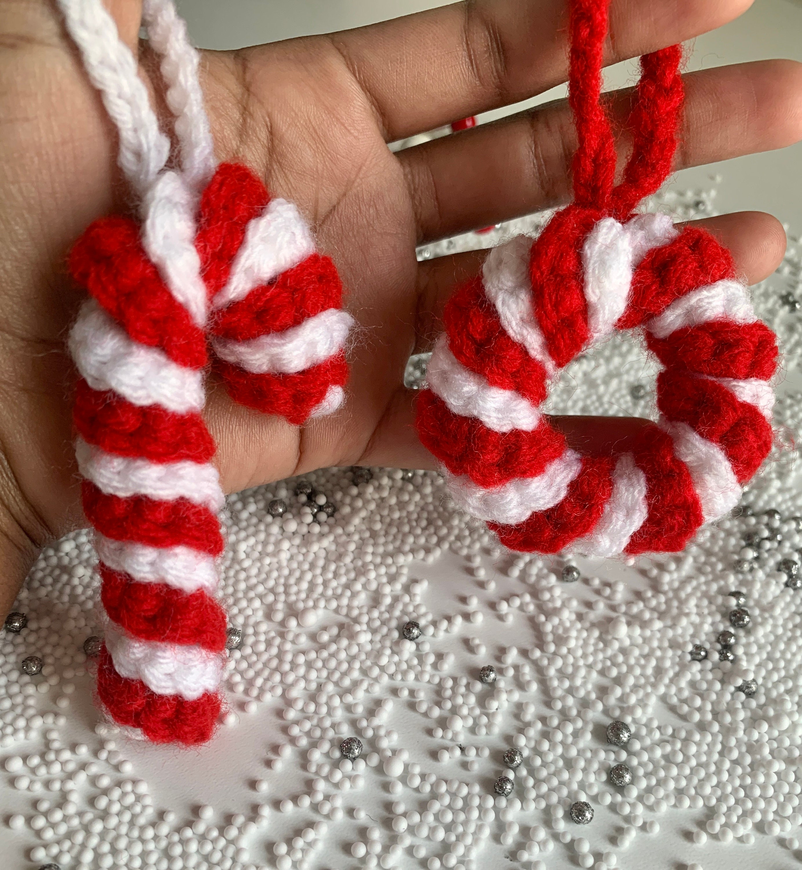 Candy Cane Ornaments Candy Cane Set Ornament Set Candy Cane Christmas