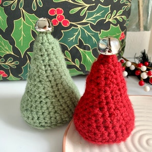 Stuffed Christmas Tree - Crochet Christmas Tree - Christmas Decor - Holiday Decor - Holiday Tree Set