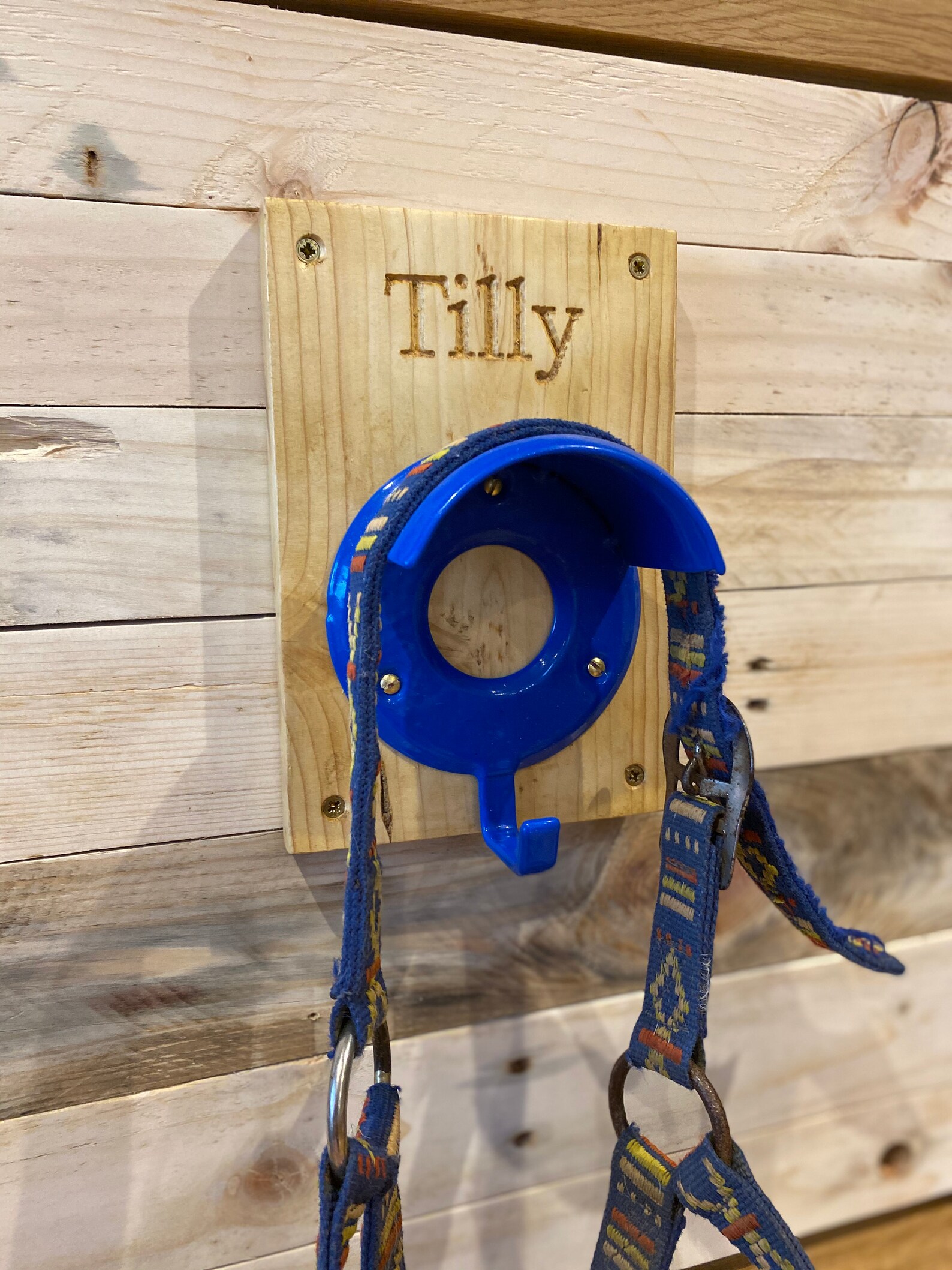 PERSONALISED Bridle Hook Bespoke Bridle Rack Tack Room Hook Etsy