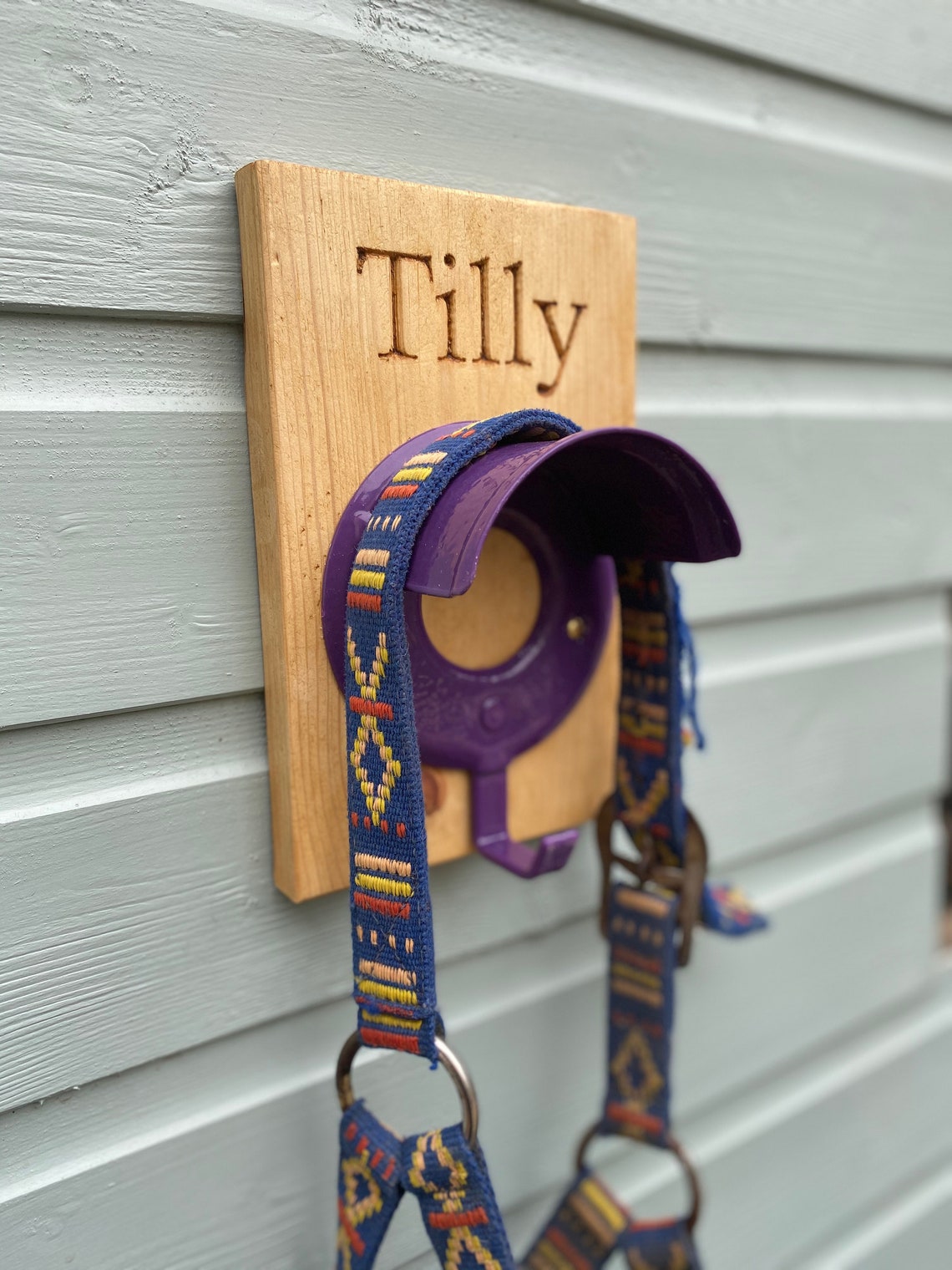 PERSONALISED bridle hook Bespoke bridle rack Tack room hook Etsy