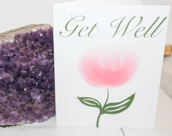 Get well card, feel better card, get well soon card, speedy recovery, feel better get well soon card, personalized get well soon card , card