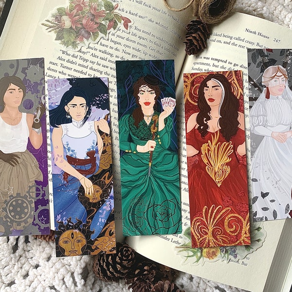 Leading Ladies Bookmarks | Maia Tamarin | Poppy Balfour | Audrey Rose | Scarlett Dragna | Linh Cinder