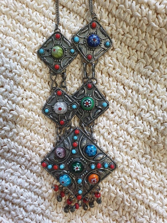 handmade bib necklace unique